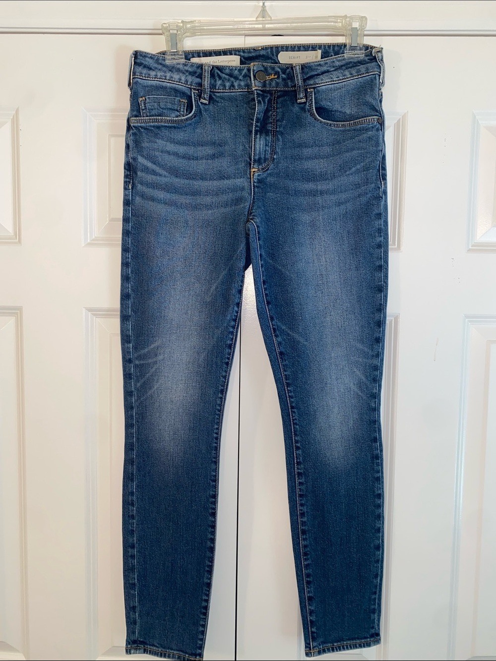 Pilcro and the Letterpress Script jeans